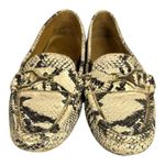 Peter Millar Snakeskin Leather Penny Loafers Drivers Shoes Womens Size US 6.5 M Photo 2