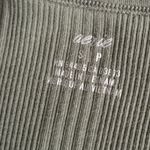 Aerie Women’s Racerback Tank Dress Olive Ribbed Knit Sleeveless size Small Photo 4