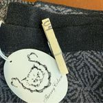 Tuckernuck Thierry‎ Colson Paris metallic silver patterned wool blend pant designer medium Photo 9