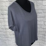 Z Supply women S v-cut short sleeve loose fit top grey Photo 3