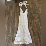 Selfie Leslie  White Floral Backless Dress Photo 1