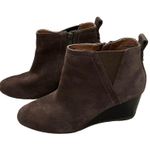 Vionic Paloma Suede Wedge Ankle Boots, Sz 7 Photo 3
