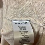 John + Jenn women's ruffle draped trim v-neck crop sweater blouse Photo 4