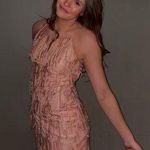 Lulus Pink Fringe Lace Up Mini Dress Photo 1