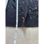 Onyx Nite Dress Womens 12P Black Slinky Maxi Party Martini Glasses Artsy Vintage Photo 7