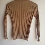 J.Crew 365 Ribbed Knit Cowl Neck Sweater in Tan Wool Mix Size Medium Photo 4