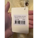 Peppermayo NWT  Born For Bordeaux Linen Blend Vest Lemon Yellow Size 6 Photo 2