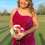 pink boutique prom dress sparkly  Photo 1