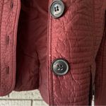 Burberry  Brit Quilted Jacket Deep Burgundy Women’s Size Small Photo 6