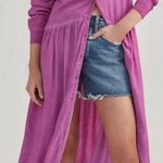 Pilcro Kimberly Raspberry Long Sleeve ShirtDress Photo 0