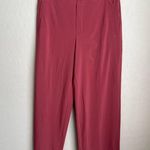 Athleta NEW Brooklyn high rise wide leg jogger pants berry pink 10 Photo 2