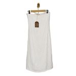 Anthropologie NWT Anthro Forever That Girl Strapless Slim Cream White Midi Dress Sequin Column Photo 7