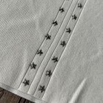 Carmen Marc Valvo Carmen Star-Embellished Women's tank  Top large sweater lightweight knit Photo 3