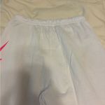 Aviator Nation  White Sweatpants with Pink and Orange Details Photo 5