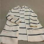 Knit striped cardigan White Size L Photo 3
