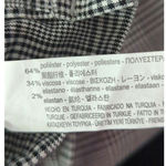 ZARA Tafaluc Collection Black & White Plaid Paperbag High Waist Women XS Preppy Photo 9