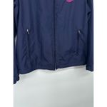 Ralph Lauren Active Womens Vintage Blue Pink Track Zip Jacket Logo Size Large Photo 2