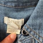 J.Crew  workwear shirt dress denim 100% cotton style 78958 size 4 Photo 8