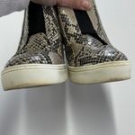 MIA  Shoes Womens 8.5 Christie Black Tan Snake Reptile Wedge‎ Sneakers Photo 3