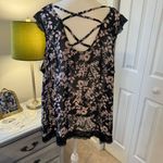 Catherines sheer sexy nightie floral and Lacey size 22/24 Black Photo 1