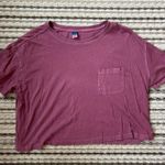 Old Navy  berry cropped boxy tee Photo 1