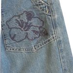 Anthropologie EUC Pilcro Blue Beach
Cottage Tie Waist Embroidered Jeans Size XS Photo 3