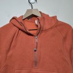 Lululemon Scuba Oversized 1/2 Zip Hoodie‎ Orange Sz XS/S Yoga Workout Gorpcore Photo 1