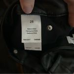 We Wore What Black Vegan Faux Leather High Rise Wide Leg Pants Trousers 28 Photo 8