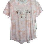 Rae Dunn Womens Short Sleeve "Honeymoon Vibes" Graphic Tee Sz L Photo 0