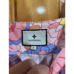 Tuckernuck  Floral Linen Blend Mini Dress Puff Sleeve Square Neck Size S Photo 1