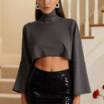 Pretty Little Thing Charcoal SHAPE HIGH NECK ROLL NECK Jumper SWEATER Size 2 NWT Designed with hourglass figures in mind these curve enhancing tweaks do the most (for both your figure and confidence). PLT Shape looks good on you. Take your off-duty look to new heights with this sweater. Featuring a khaki material with a high roll neck and a comfy fit, we're obsessed. Wear with the matching bottoms, box-fresh kicks and accessories to complete the look Length approx 38cm/15" (Based on sample size S) Model wears size S Model Height - 5ft 7" Category: Athleisure Product type: Sweat Color: Khaki Material: Fleeceback Sweat Photo 0