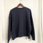 Old Navy NWT Womens Sweatshirt Navy Blue Quilted Pullover Zip Cropped Size XXL Photo 1