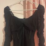 Windsor  Dress Black Mini Sequin Long Sleeve Photo 2