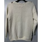 Vintage Floral Sweater Womens Medium Roses Vneck Cottage Core Teacher Heavy Knit Photo 4