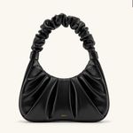 JW Pei Gabbi Ruched Hobo Handbag - Black Photo 0