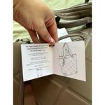 Max Studio NWT Vegan Leather Diamond Quilted Double Handle Workbook Shopper Tote Photo 5