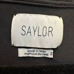 Saylor  Anthropologie Black Burnout Velvet Floral Romper Women’s Size S Small Photo 10