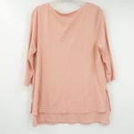 J.Jill Purejill Womens Lagenlook Casual Boat Neck Layered 3/4 Sleeve Top Size L Orange Size L Photo 4