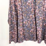 Terra & Sky Terra Sky Plus Sz 4X Top 28W 30W Thermal Waffle Knit Navy Purple Floral 1473 Photo 6
