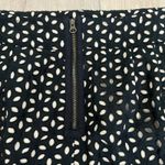 Ann Taylor LOFT Women’s Black & Tan Eyelet Pencil Skirt Size 12 Photo 4