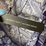 Tahari My Perfect Shape Blouse Paisley Cap Sleeve Cowl Neck Short Sleeves Women’s 2X NWT Photo 6