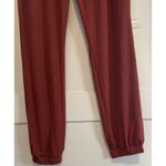 Paper + Tee  Jogger Pants Lightweight Drawstring Pockets Rust Coral Color Size S Photo 3