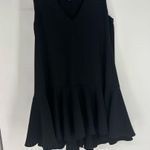 French Connection  Little Black Ruffle Frock Dress Photo 2