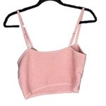 Aerie  NWT Pink Cropped Tank Women Junior Size Medium MSRP $44.95 Photo 2
