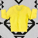 Kate Spade Tula Beaded Pearl & Rhinestone Cardigan in Lemon Yellow XS Photo 5