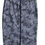Vince Camuto Snow Leopard Pencil Skirt Back Zip Black Grey Size S Small Photo 1