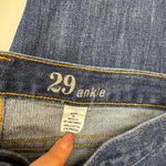 J.Crew  Jeans Womens Size 29 Blue Toothpick Ankle Dark Wash Cotton Spandex Photo 3