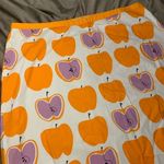 Boden apple print skirt (RARE and HTF) Orange Size undefined Photo 3