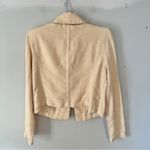 L'Agence Dolly Cropped Blazer Jacker Small Linen Photo 7