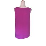 Vera Bradley  women's magenta tank top with a paisley floral print pocket Photo 4